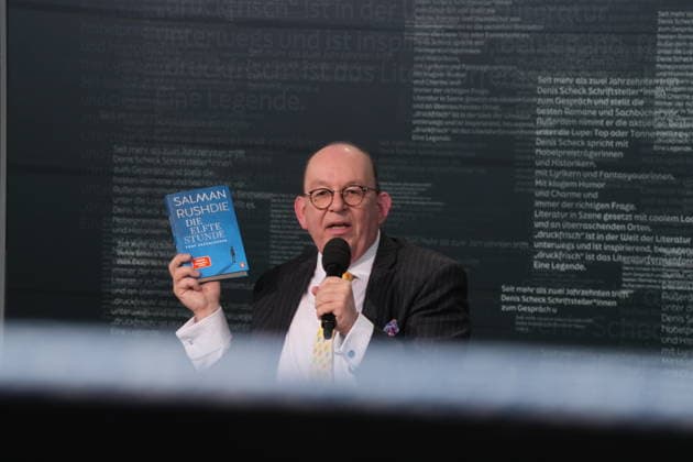 Buchmesse Leipzig GER, Leipzig,20260319, Buchmesse Leipzig, Messehalle , Denis Scheck, Best of druckfrisch, , presentation of new publications, is a translator and journalist on radio and television