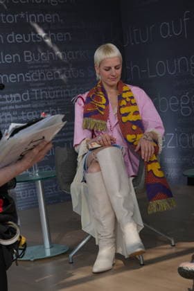 Leipzig Book Fair GER, Leipzig,20260319, Leipzig Book Fair, Exhibition Hall , Helene Bukowski, Who doesnt want to stay in life
