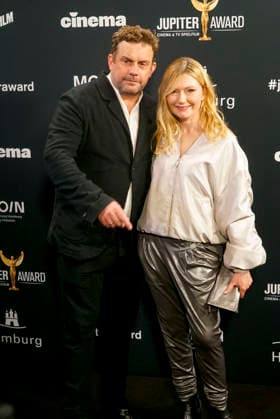 cntv Sebastian Bezzel actor with wife Johanna Gehlen as guest at the Jupiter Award 2026 ceremony at Hotel Ameron on Thursday 19 03 2026 in Hamburg Hamburg Germany