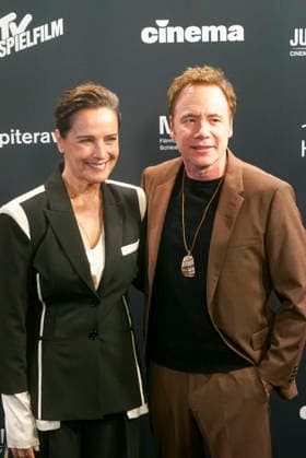 cntv Desiree Nosbusch and Michael Alexander Bully Herbig actor as guests at the Jupiter Award 2026 ceremony at the Hotel Ameron on Thursday 19 03 2026 in Hamburg Hamburg Germany