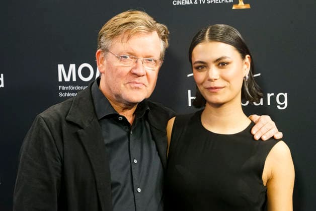 cntv Justus von Dohnanyi actor with companion as guest at the Jupiter Award 2026 ceremony at Hotel Ameron on Thursday 19 03 2026 in Hamburg Hamburg Germany