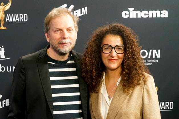 cntv Helge Albers Moin Filmfoederungn with accompaniment as guest at the presentation of the Jupiter Award 2026 at the Hotel Ameron on Thursday 19 03 2026 in Hamburg Hamburg Germany