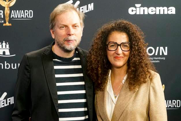 cntv Helge Albers Moin Filmfoederungn with accompaniment as guest at the presentation of the Jupiter Award 2026 at the Hotel Ameron on Thursday 19 03 2026 in Hamburg Hamburg Germany