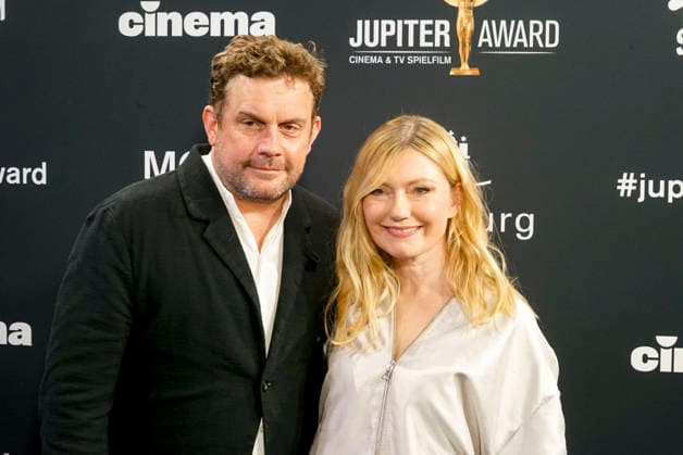cntv Sebastian Bezzel actor with wife Johanna Gehlen as guest at the Jupiter Award 2026 ceremony at Hotel Ameron on Thursday 19 03 2026 in Hamburg Hamburg Germany