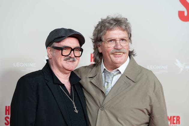 from left Marc SCHOETTELDREIER, Schötteldreier, Hape KERKELING in the role of Horst Schlaemmer, Schlämmer, red carpet, red carpet show, arrival, film premiere HORST SCHLAEMMER SUCHT DAS GLUECK, Schlämmer, at the Lichtburg in Essen, 19 03 2026