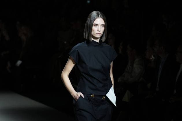 A model wears at collection runway a creation from Miguel Palacio during Pasarela Cibeles Mercedes-Benz Fashion Week Madrid 2026 in Madrid, on Friday, 20 March 2026. Cordon Press 
