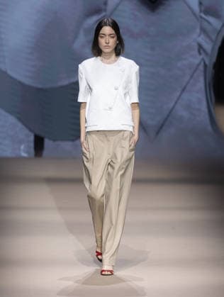 Coosy x Miguel Palacio fashion show on the occasion of the Mercedes Benz Fashion Week A model during the Coosy x Miguel Palacio fashion show on the occasion of the Mercedes Benz Fashion Week, in Ifema Madrid, on March 20, 2026, in Madrid Spain The fashion show is part of the Mercedes Benz Fashion Week Madrid, the main Spanish fashion show organized by IFEMA, which brings together established firms and new talents This fashion show marks the return of Miguel Palacio to the catwalk 20 MARCH 2026 Madrid Madrid Madrid Spain  Copyright: xEduardoxParrax 7381974