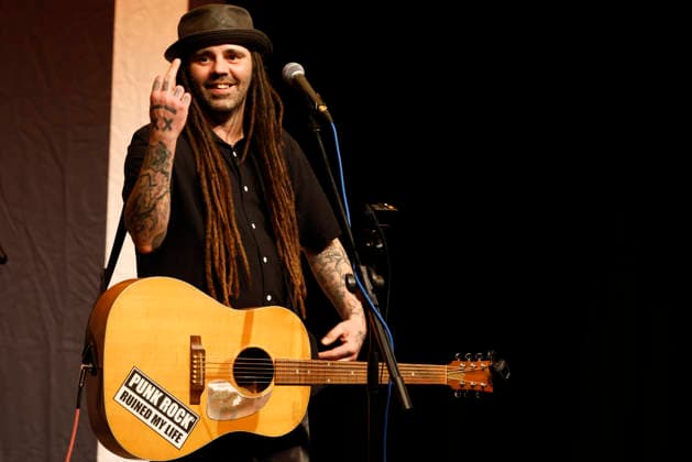 14 03 2026 Oberhausen Punk singer Dan Ganove gives a solo concert at Lito Palast Sterkrade
