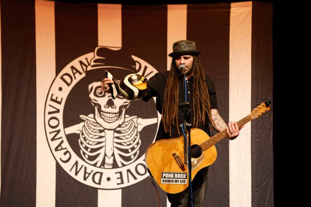 14 03 2026 Oberhausen Punk singer Dan Ganove gives a solo concert at Lito Palast Sterkrade