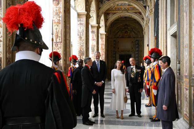 20-03-2026 Italy King Felipe and Queen Letizia during a meeting with Pope Leo XIV at Vatican City. Â  Copyright: xPPEx