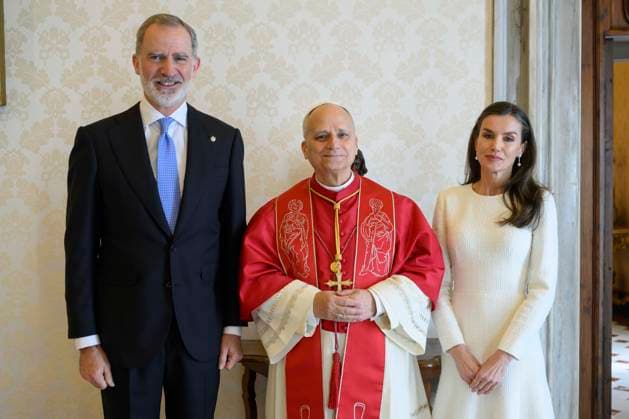 20-03-2026 Italy King Felipe and Queen Letizia during a meeting with Pope Leo XIV at Vatican City. Â  Copyright: xPPEx