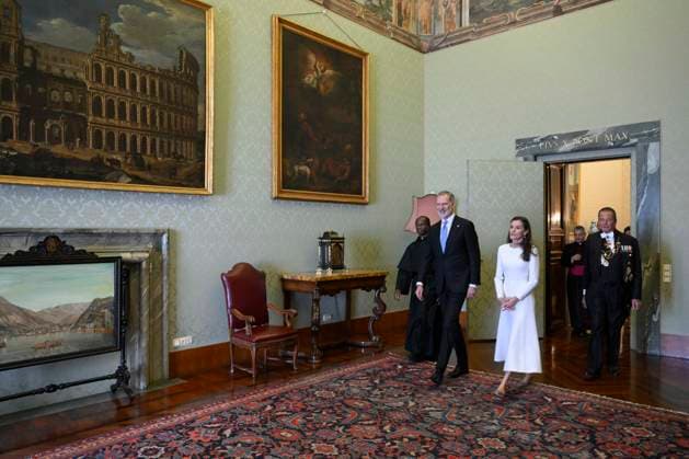 20-03-2026 Italy King Felipe and Queen Letizia during a meeting with Pope Leo XIV at Vatican City. Â  Copyright: xPPEx
