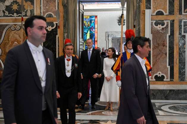 20-03-2026 Italy King Felipe and Queen Letizia during a meeting with Pope Leo XIV at Vatican City. Â  Copyright: xPPEx
