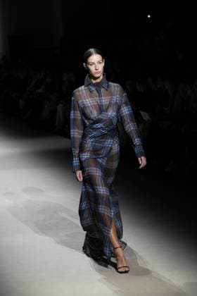 A model wears at collection runway a creation from Simorra during Pasarela Cibeles Mercedes-Benz Fashion Week Madrid 2026 in Madrid, on Friday, 20 March 2026. Cordon Press 