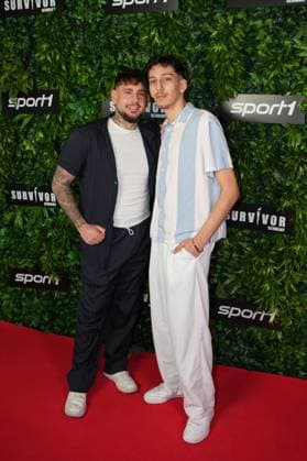 Premiere of Survivor Germany Phillip Burggraf and NERIS at the premiere of Survivor Germany SPORT1 on 19 03 2026 at the Cinenova cinema in Cologne Ehrenfeld Cologne CINENOVA Nordrhein Westfalen