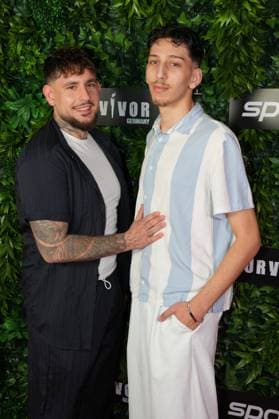 Premiere of Survivor Germany Phillip Burggraf and NERIS at the premiere of Survivor Germany SPORT1 on 19 03 2026 at the Cinenova cinema in Cologne Ehrenfeld Cologne CINENOVA Nordrhein Westfalen