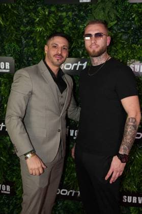 Premiere of Survivor Germany Giacomo Siciliano and Marcel Bock at the premiere of Survivor Germany SPORT1 on 19 03 2026 at the Cinenova cinema in Cologne Ehrenfeld Cologne CINENOVA Nordrhein Westfalen