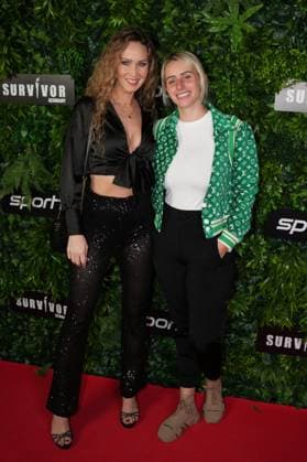 Premiere of Survivor Germany Carina Spack and Christina Grass at the premiere of Survivor Germany SPORT1 on 19 03 2026 at the Cinenova cinema in Cologne Ehrenfeld Koeln CINENOVA Nordrhein Westfalen