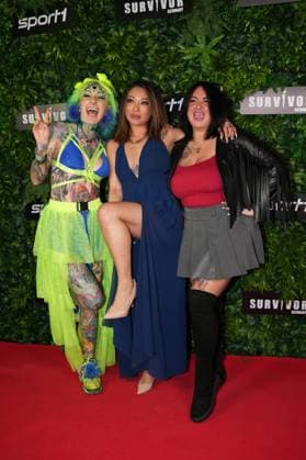 Premiere of Survivor Germany Sarah Sparklz, Jazzl Nguyen, Nicki Pistola at the premiere of Survivor Germany SPORT1 on 19 03 2026 at the Cinenova cinema in Cologne Ehrenfeld Cologne CINENOVA Nordrhein Westfalen