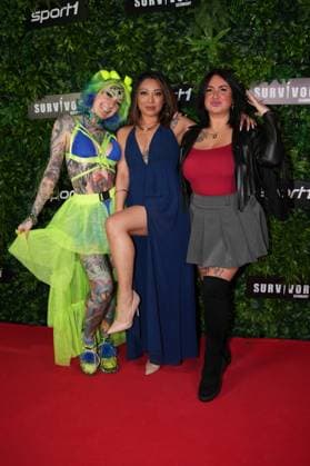 Premiere of Survivor Germany Sarah Sparklz, Jazzl Nguyen, Nicki Pistola at the premiere of Survivor Germany SPORT1 on 19 03 2026 at the Cinenova cinema in Cologne Ehrenfeld Cologne CINENOVA Nordrhein Westfalen
