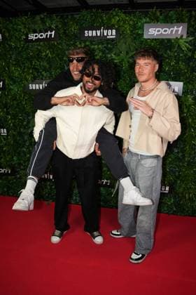 Premiere of Survivor Germany Laurenz Pesch, Calvin Ogara at the premiere of Survivor Germany SPORT1 on 19 03 2026 at the Cinenova cinema in Cologne Ehrenfeld Cologne CINENOVA Nordrhein Westfalen