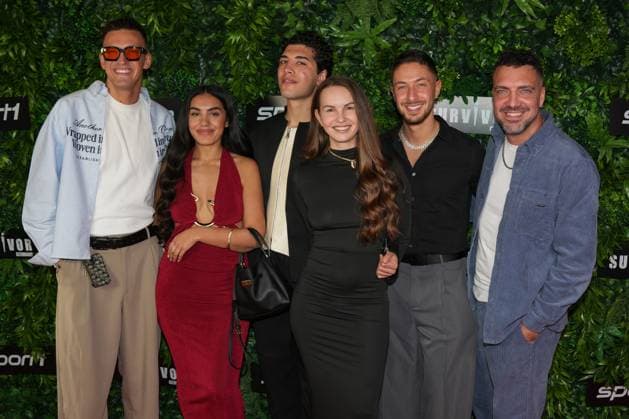 Premiere of Survivor Germany Kid Haris, Yasmin Classen, Hayko Djan, Lisa Mieschkem Roberto de Stefano, Nelson Mendes at the premiere of Survivor Germany SPORT1 on 19 03 2026 at the Cinenova cinema in Cologne Ehrenfeld Cologne CINENOVA Nordrhein Westfalen
