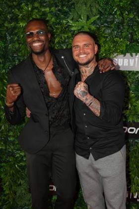 Premiere of Survivor Germany Collins Egege and Kid Haris at the premiere of Survivor Germany SPORT1 on 19 03 2026 at the Cinenova cinema in Cologne Ehrenfeld Cologne CINENOVA Nordrhein Westfalen