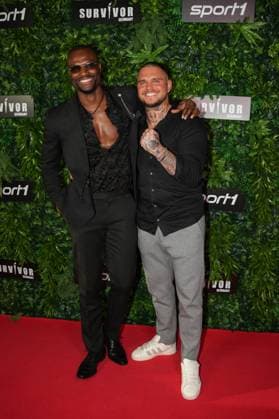 Premiere of Survivor Germany Collins Egege and Kid Haris at the premiere of Survivor Germany SPORT1 on 19 03 2026 at the Cinenova cinema in Cologne Ehrenfeld Cologne CINENOVA Nordrhein Westfalen