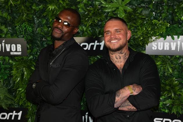 Premiere of Survivor Germany Collins Egege and Kid Haris at the premiere of Survivor Germany SPORT1 on 19 03 2026 at the Cinenova cinema in Cologne Ehrenfeld Cologne CINENOVA Nordrhein Westfalen