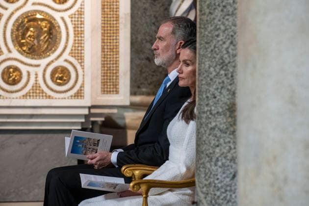 King Felipe VI takes possession as protocanon of the Papal Basilica of Santa Maria Maggiore King Felipe and Queen Letizia during the ceremony of taking possession as protocanon of the Papal Basilica of Santa Maria Maggiore, on March 20, 2026, in Vatican City This papal basilica is linked to the Spanish Monarchy since the time of Charles I, although even before the Catholic Monarchs contributed financially to the beautification of the place 20 MARCH 2026 Galosi Vatican City Vatican City Spain  Copyright: xGalosix xxSpazianix xEuropaxPresx 7382936