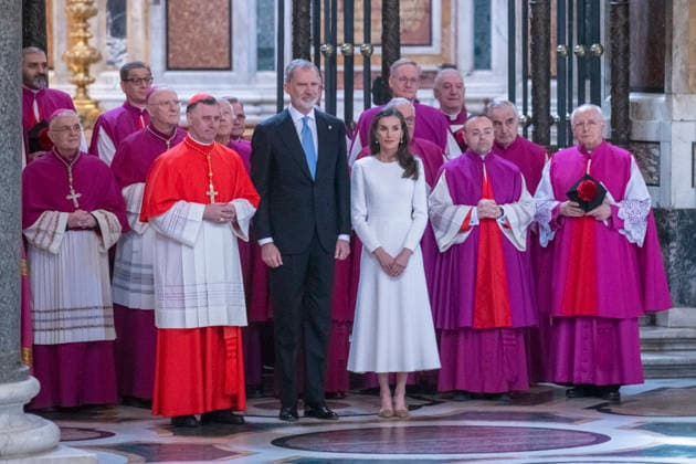 King Felipe VI takes possession as protocanon of the Papal Basilica of Santa Maria Maggiore King Felipe and Queen Letizia during the ceremony of taking possession as protocanon of the Papal Basilica of Santa Maria Maggiore, on March 20, 2026, in Vatican City This papal basilica is linked to the Spanish Monarchy since the time of Charles I, although even before the Catholic Monarchs contributed financially to the beautification of the place 20 MARCH 2026 Galosi Vatican City Vatican City Spain  Copyright: xGalosix xxSpazianix xEuropaxPresx 7382938