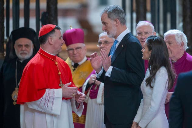 King Felipe VI takes possession as protocanon of the Papal Basilica of Santa Maria Maggiore King Felipe and Queen Letizia during the ceremony of taking possession as protocanon of the Papal Basilica of Santa Maria Maggiore, on March 20, 2026, in Vatican City This papal basilica is linked to the Spanish Monarchy since the time of Charles I, although even before the Catholic Monarchs contributed financially to the beautification of the place 20 MARCH 2026 Galosi Vatican City Vatican City Spain  Copyright: xGalosix xxSpazianix xEuropaxPresx 7382939