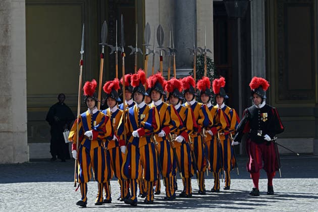 ITALY - KING FELIPE OF SPAIN AND QUEEN LETIZIA ARRIVE FOR A PRIVATE AUDIENCE WITH POPE LEO XIV AT SAN DAMASO COURTYARD IN THEVATICAN - 2026 3 20 Italy,Vatican,Rome 2026 3 20 King Felipe VI of Spain and Queen Letizia arrive for a private audience with Pope Leo XIV at San Damaso courtyard in The Vatican. EDITORIAL USE ONLY - NO BOOKS Copyright: xALESSIAxGIULIANIx