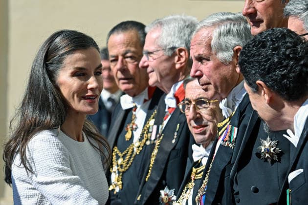 ITALY - KING FELIPE OF SPAIN AND QUEEN LETIZIA ARRIVE FOR A PRIVATE AUDIENCE WITH POPE LEO XIV AT SAN DAMASO COURTYARD IN THEVATICAN - 2026 3 20 Italy,Vatican,Rome 2026 3 20 King Felipe VI of Spain and Queen Letizia arrive for a private audience with Pope Leo XIV at San Damaso courtyard in The Vatican. EDITORIAL USE ONLY - NO BOOKS Copyright: xALESSIAxGIULIANIx