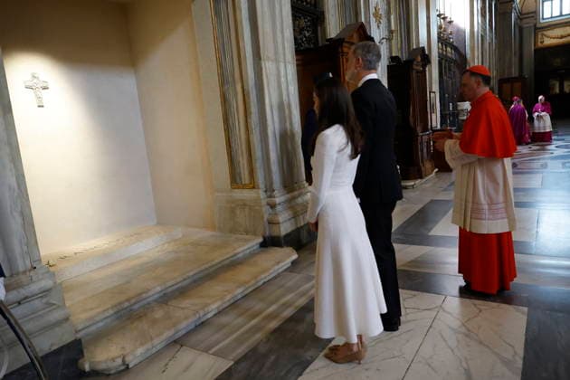 March 20, 2026, The Vatican City, Vatican, Vatican: King Felipe VI of Spain, Queen Letizia of Spain attends the ceremony of taking office The King Felipe VI as proto-canon at The Papal Basilica Of Santa Maria Maggiore on March 20, 2026 in The Vatican City, Vatican .This papal basilica has been linked to the Spanish monarchy since the time of Charles I, although even before that the Catholic Monarchs contributed financially to the beautification of the site. The Vatican City Vatican  - ZUMAg15_ 20260320_zaf_g15_045 Copyright: xJackxAbuinx