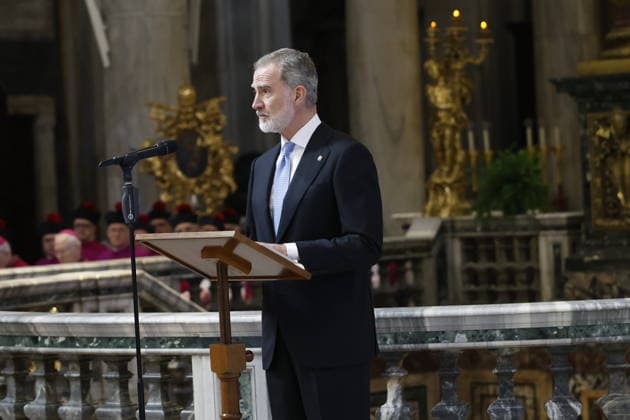 20-03-2026 Spain King Felipe attend the ceremony to assume the historic title of honorary protocanon of the Papal Basilica of Saint Mary Major (Basilica di Santa Maria Maggiore) in Rome, Italy. Â  Copyright: xPPEx