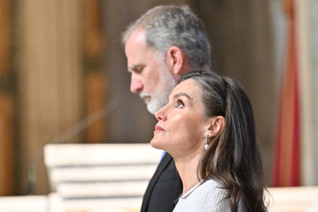 **NO LIBRI** Italy,Vatican,Rome 2026 3 20 King Felipe VI of Spain and Queen Letizia during a ceremony at the Basilica of St. Mary Major where King Felipe received the honorary title of protodeacon of the Basilica. Photograph by POOL Catholic Press Photo  Copyright: xPOOL CATHOLICPRESSPHOTOx xipa-agency.netx xPOOL CATHOLICPRESSPHOTOx IPA_Agency_IPA73185365