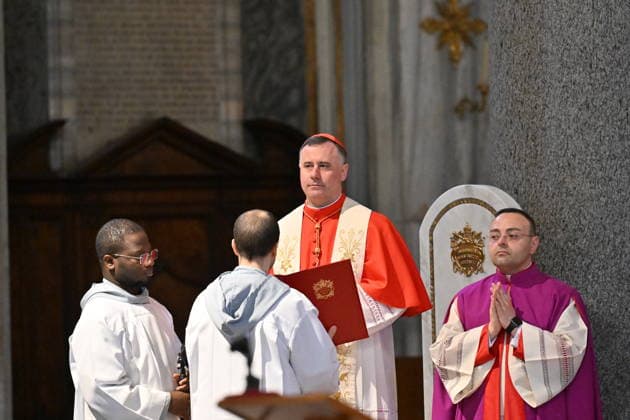 ITALY - KING FELIPE OF SPAIN AND QUEEN LETIZIA DURING A CEREMONY AT THE BASILICA OF ST MARY MAJOR WHERE KING FELIPE RECEIVED THE HONORARY TITLE OF PROTODEACON OF THE BASILICA - 2026 3 20 Italy,Vatican,Rome 2026 3 20 King Felipe VI of Spain and Queen Letizia during a ceremony at the Basilica of St. Mary Major where King Felipe received the honorary title of protodeacon of the Basilica. EDITORIAL USE ONLY - NO BOOKS Copyright: xPOOL CATHOLICPRESSPHOTOx