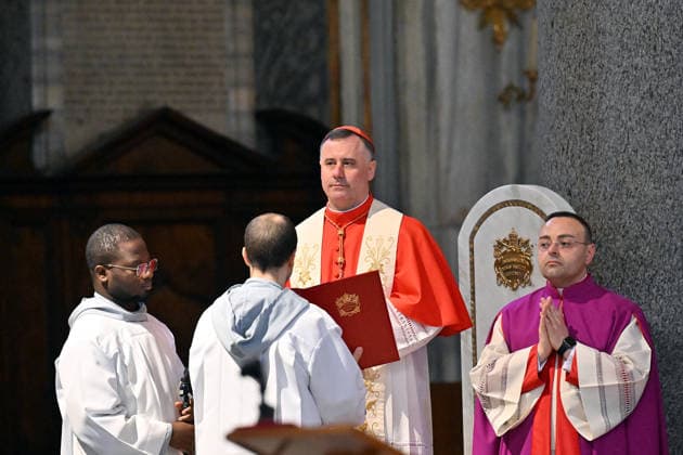 ITALY - KING FELIPE OF SPAIN AND QUEEN LETIZIA DURING A CEREMONY AT THE BASILICA OF ST MARY MAJOR WHERE KING FELIPE RECEIVED THE HONORARY TITLE OF PROTODEACON OF THE BASILICA - 2026 3 20 Italy,Vatican,Rome 2026 3 20 King Felipe VI of Spain and Queen Letizia during a ceremony at the Basilica of St. Mary Major where King Felipe received the honorary title of protodeacon of the Basilica. EDITORIAL USE ONLY - NO BOOKS Copyright: xPOOL CATHOLICPRESSPHOTOx
