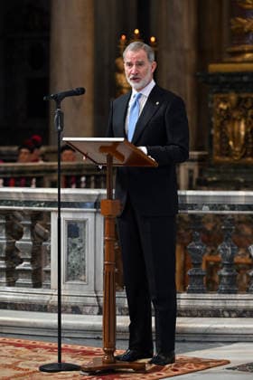 **NO LIBRI** Italy,Vatican,Rome 2026 3 20 King Felipe VI of Spain and Queen Letizia during a ceremony at the Basilica of St. Mary Major where King Felipe received the honorary title of protodeacon of the Basilica. Photograph by POOL Catholic Press Photo  Copyright: xPOOL CATHOLICPRESSPHOTOx xipa-agency.netx xPOOL CATHOLICPRESSPHOTOx IPA_Agency_IPA73188161