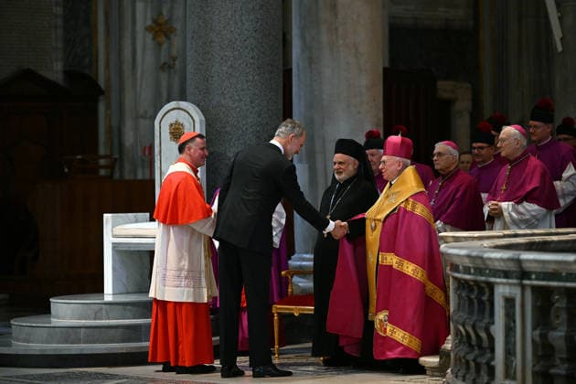 **NO LIBRI** Italy,Vatican,Rome 2026 3 20 King Felipe VI of Spain and Queen Letizia during a ceremony at the Basilica of St. Mary Major where King Felipe received the honorary title of protodeacon of the Basilica. Photograph by POOL Catholic Press Photo  Copyright: xPOOL CATHOLICPRESSPHOTOx xipa-agency.netx xPOOL CATHOLICPRESSPHOTOx IPA_Agency_IPA73188166