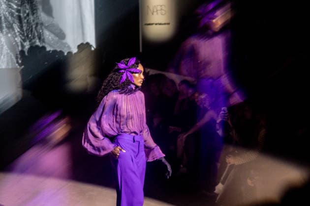 Malne fashion show at Mercedes Benz Fashion Week Madrid A model during a Malne fashion show at Mercedes Benz Fashion Week Madrid, on March 20, 2026, in Madrid Spain The Madrid-based firm, directed by designers Paloma Álvarez and Juanjo Mánez, presents at the 83rd edition of MBFWMadrid its sustainable and slow fashion haute couture proposal, in the year of the 40th anniversary of the catwalk, which brings together at IFEMA its main Spanish fashion creators, presents at the 83rd edition of MBFWMadrid its proposal of sustainable haute couture and slow fashion, in the year of the 40th anniversary of the catwalk, which brings together at IFEMA the main creators of contemporary Spanish fashion today 20 MARCH 2026 FASHION DESIGNER COLLECTION SHOW Copyright: xRicardoxRubiox 7383605