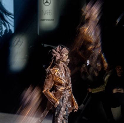 Malne fashion show at Mercedes Benz Fashion Week Madrid A model during a Malne fashion show at Mercedes Benz Fashion Week Madrid, on March 20, 2026, in Madrid Spain The Madrid-based firm, directed by designers Paloma Álvarez and Juanjo Mánez, presents at the 83rd edition of MBFWMadrid its sustainable and slow fashion haute couture proposal, in the year of the 40th anniversary of the catwalk, which brings together at IFEMA its main Spanish fashion creators, presents at the 83rd edition of MBFWMadrid its proposal of sustainable haute couture and slow fashion, in the year of the 40th anniversary of the catwalk, which brings together at IFEMA the main creators of contemporary Spanish fashion today 20 MARCH 2026 FASHION DESIGNER COLLECTION SHOW Copyright: xRicardoxRubiox 7383606