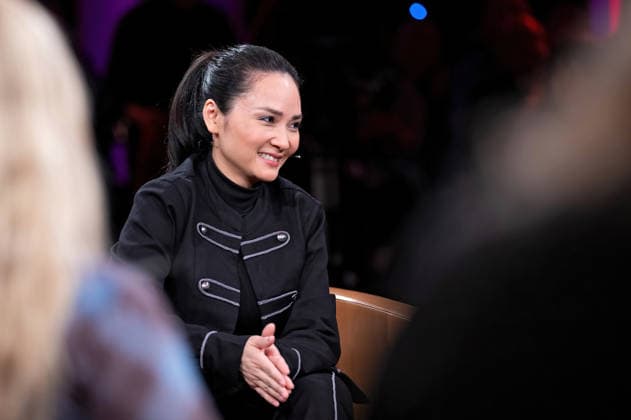 MDR Riverboat actress Mai Duong Kieu on the occasion of the recording of the MDR talk show Riverboat on 20 03 2026 at Mediacity Leipzig 20260320ADO0085