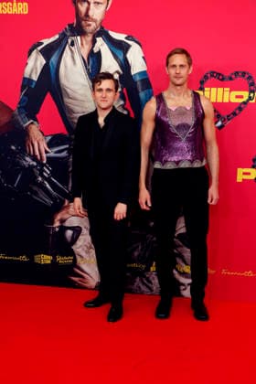 Harry Melling and Alexander Skarsgard at the German premiere of PILLION at Kino International in Berlin on 20 3 2026