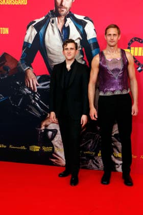 Harry Melling and Alexander Skarsgard at the German premiere of PILLION at Kino International in Berlin on 20 3 2026