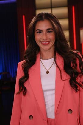 Singer Sarah Engels as a guest on the WDR talk show Kölner Treff