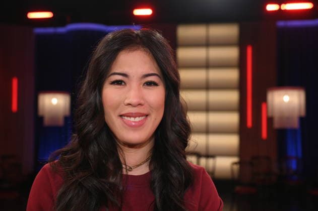 Presenter and science journalist Mai Thi Nguyen Kim as a guest on the WDR talk show Kölner Treff
