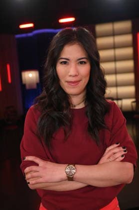 Presenter and science journalist Mai Thi Nguyen Kim as a guest on the WDR talk show Kölner Treff