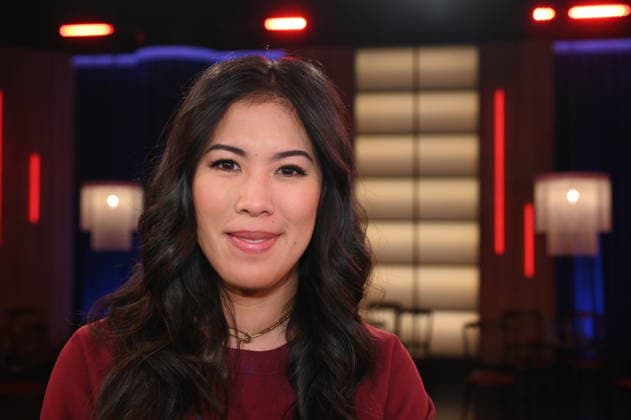 Presenter and science journalist Mai Thi Nguyen Kim as a guest on the WDR talk show Kölner Treff